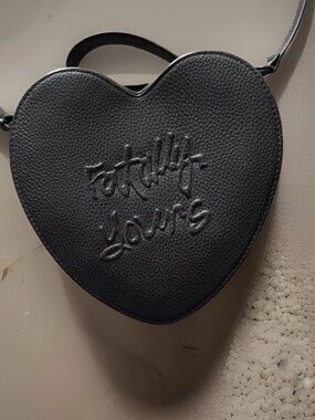 Bailey Sarian | Heart Black Fatally Yours Crossbody Bag NWOT